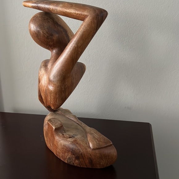Wood Yoga Graceful Arc Sculpture - Picture 4 of 5
